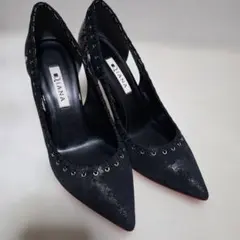 DIANA ブラックポインテッドトゥハイヒール