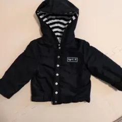 agnès b. ネイビー フード付きジャケット