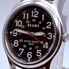 稼動 BEAMS メンズ 腕時計 ミリタリー クォーツ ビームス 美品 - メルカリ