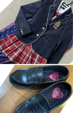 レピピ服155&ローファー23セット