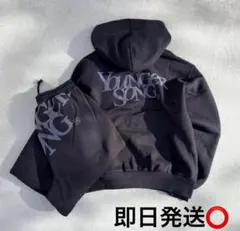 最終値下げしました‼️Younger Song 黒 スウェットセット