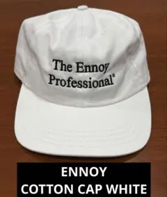 2026年最新】ENNOY カラー：ホワイト系 メンズ ベースボールキャップの