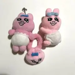 おぱんちゅうさぎ ぬいぐるみマスコット ぬいぐるみクリップ ヘアゴム まとめ売りのサムネイル