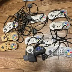 スーパーファミコン用コントローラー9個