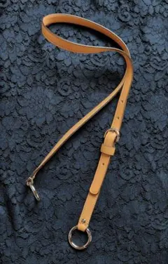 COACH レザーショルダーストラップ キャメルのサムネイル