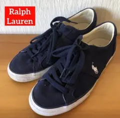 ポロ・ラルフローレン キャンバス　スニーカー メンズ 26.5cm ネイビー