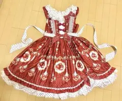 メタモルフォーゼ ジャンスカ はしごレース 懐古 ロリィタ 花柄 - メルカリ