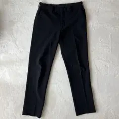 UNIQLO感動パンツコットンライクw79ブラック