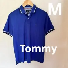 Tommy Hilfiger トミーヒルフィガー ポロシャツ 古着 M 刺繡ロゴ