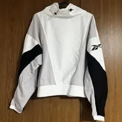 Reebok ナイロンジャケット パーカー トップス ホワイト