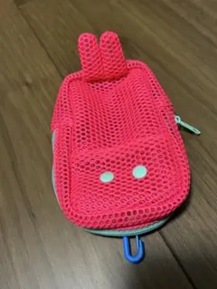 PLAZA BASICS ミニメッシュポーチ ピンク プラザ