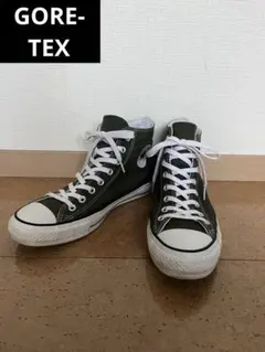 【美品】コンバース オールスター100ゴアテックスHI 27.5 カーキ