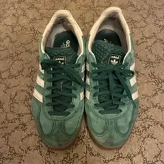 adidas GAZELLE INDOOR スニーカー グリーン 26.5