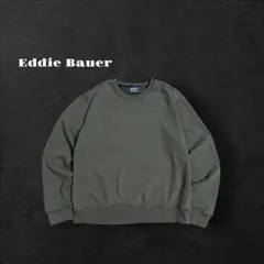 Eddie Bauer エディバウアー スウェット 裏起毛 前V 短丈 Aライン