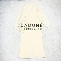 美品 cadune 大草直子コラボ シャーリングニット セットアップ アンゴラ