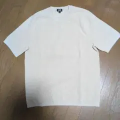ウォッシャブルミラノリブニットＴシャツ