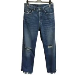 Cheap Monday ヘビーダメージデニム W26 ブルー Swedenのサムネイル