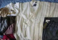 作務衣　甚平ジンベエ　ハーフパンツ　着物　ジャケット　デニム　一番搾り　Tシャツ