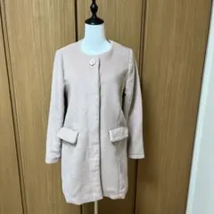 淡いピンクのコート（Mサイズ）
