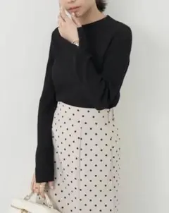 春のインナーに！earth music&ecology バイパチリブニット