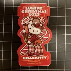 LUMINE CHRISTMAS 2025 ハローキティ ステッカーのサムネイル