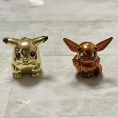 BANDAI ポケモン メタリックフィギュア ピカチュウ イーブイ 2体セット