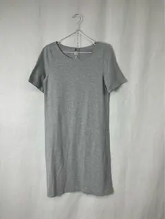 N305 Good On Tシャツワンピース グレー 無地のサムネイル