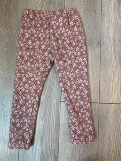 ユニクロ　裏フリースレギンス　100cm