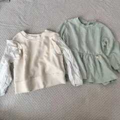 長袖トップス　2枚セット　110センチ