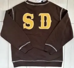 新品　130cm MLB パドレス　トレーナー　アップリケ