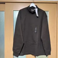 ユニクロユーUNIQLOUブラッシュドモックネックTシャツ