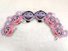 セサミストリート　おともだちフェイスマスコット　6点セット