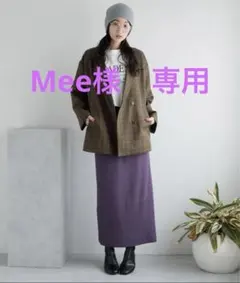 LOWRYS FARM☆カットリブタイトスカート