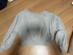 グレー オフショルスウェット　pm 392