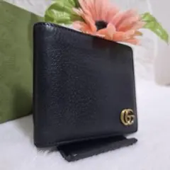 ポテトサラダ様専用【GUCCI 】二つ折り 札入れ 428726 GGマーモント