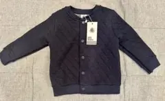 【最終値下げ】新品未使用タグ付き　プチバトー　チュビックキルティングカーディガン