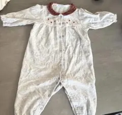 familiar グレー ロンパース