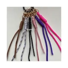 パラコード キーホルダー　くるくる