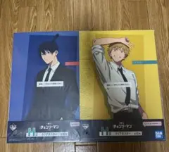 一番くじ　チェンソーマン　H賞　クリアポスター　アキ　デンジ