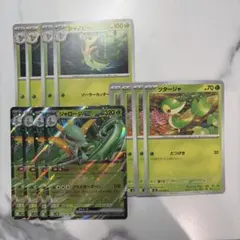 ツタージャ　ジャノビー　ジャローダex RR 進化ライン　とつけき