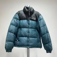 ノースフェイス ヌプシ ダウンジャケット モスグリーン 700フィル XL