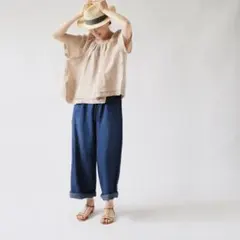 LISETTE Pauline パウリーネ　ベルギーリネンブラウスのサムネイル
