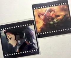 鬼滅の刃 ダイニング くじ 景品 義勇 炭治郎 フィルム風 クリアカード