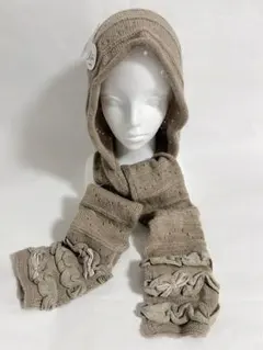 フード付きマフラー