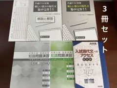 大学入試国語対策演習問題集、河合入試現代文へのアクセス基本編など 3冊セット