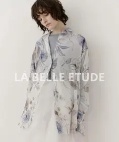 【美品】オリジナルvintageフラワープリントリラックスシャツのサムネイル