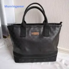 Munsingwear ゴルフカートバッグ　トートバッグ ブラックのサムネイル