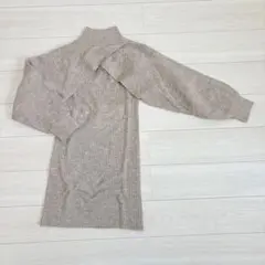 Chico リブニット ワンピース ボレロセット