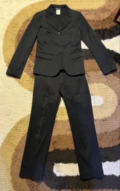 アニエスベー スーツ パンツ 上下 セット 黒 ブラック　90s フランス製