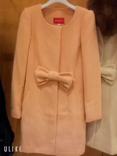 お値下げアプワイザーリッシェリボンノーカラーコート